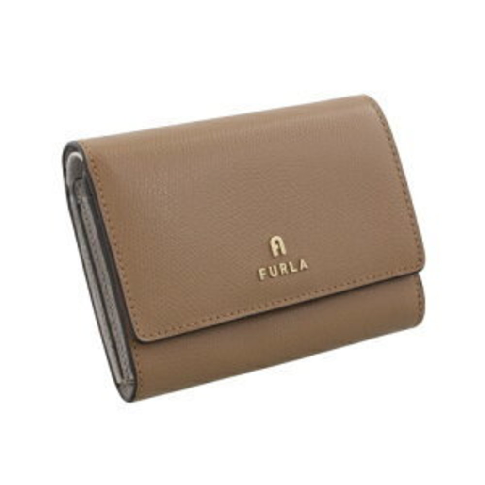 Furla Deserto Wallet Bifold Camellia Vaniglia Brown